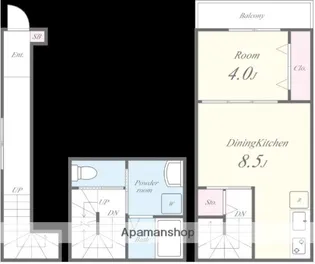 セントレジデンス菊水 (旧 ディー ゼロゼロワン)【2階】の間取り