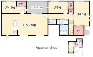 FELICE【2階】の間取り
