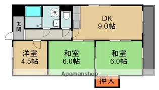 プライム守口【3階】の間取り