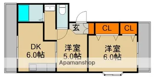 元町ハイツⅡ【3階】の間取り