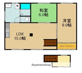 福島ハイツ【2階】の間取り