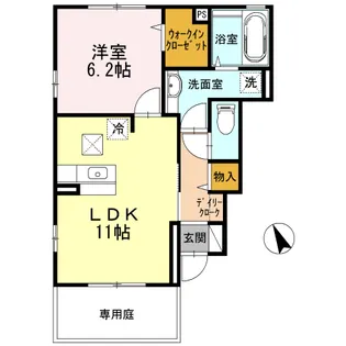 モデラート【1階】の間取り