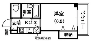 大阪府寝屋川市高宮新町【マンション】の間取り