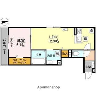 カーサ・コチネッラ【1階】の間取り