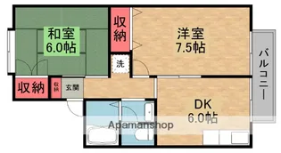 セジュールみず【1階】の間取り