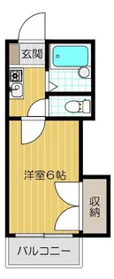 シャルマン河原【403号室号室】の間取り