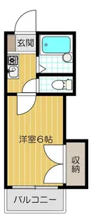 シャルマン河原【403号室号室】の間取り