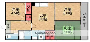 レジデンス淀【3階】の間取り
