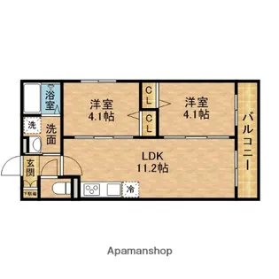 AVANTIO寝屋川市駅【1階】の間取り