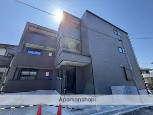 牧野阪3丁目建築中アパートの画像