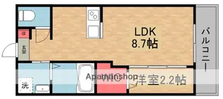リアコート枚方御殿山SOUTH【1階】の間取り