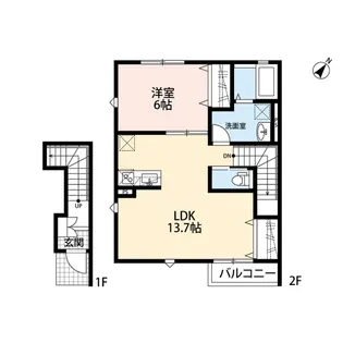 FORTUNATO香里園【2階】の間取り