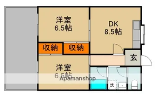 メゾンDOI【2階】の間取り