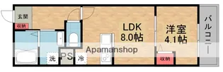 EIJU牧野駅前A【1階】の間取り
