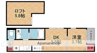 淀ヒルズ【2階】の間取り
