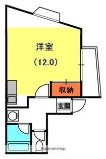 サンライズ白鳩【3階】の間取り