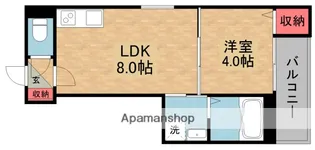 LIX京都桂川【4階】の間取り