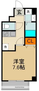アヴェーレ早苗【4階】の間取り