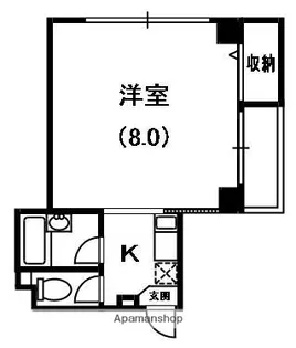 ピノルース高瀬【4階】の間取り