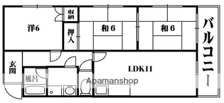 グランドコーポL【2階】の間取り