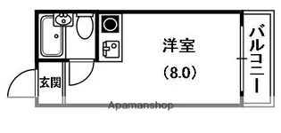 パレットハイツ【2階】の間取り