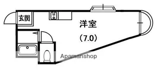 紅屋町グリーンハイツ【4階】の間取り