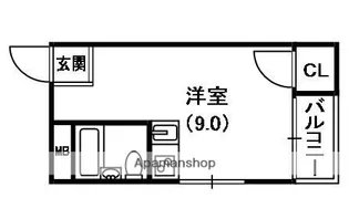 早苗清洲プラザ【4階】の間取り