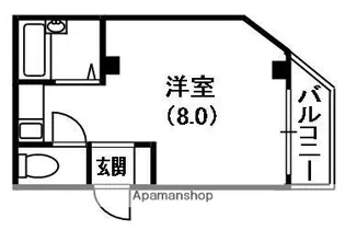 扇マンションにしき【2階】の間取り