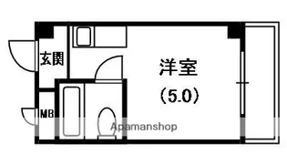 T’S CUBE緑町(旧シャンピア守口)【5階】の間取り