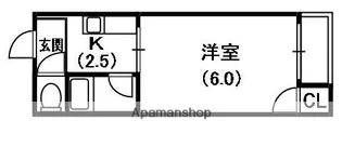 ピュアスモト【4階】の間取り