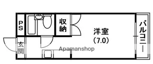 サンハイツ光善寺【2階】の間取り