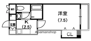 M’PLAZA門真駅前【9階】の間取り