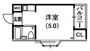 ライフ大池ハイツ【4階】の間取り