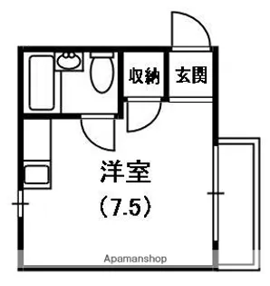 野里ハイツ【2階】の間取り