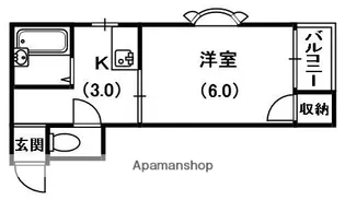 グレイスコート【3階】の間取り