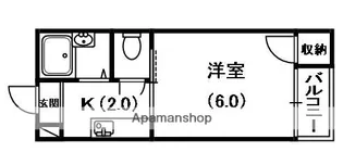 プレアール大池【4階】の間取り