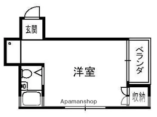 アルビオンシティ大池【1階】の間取り