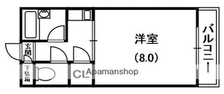 ロータリーマンション萱島西【3階】の間取り
