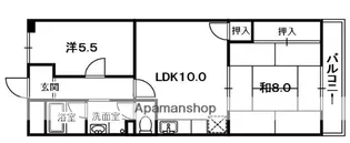サンフェリカ【4階】の間取り