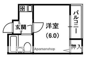 ハイコート枚方【2階】の間取り