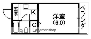シャトー須山【1階】の間取り