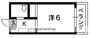 シャトー須山【2階】の間取り