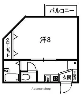 ライフハイム須賀【2階】の間取り
