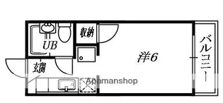 奥田ハイツ【1階】の間取り