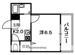 BELONG枚方(旧 エンジェリック美喜)【1階】の間取り