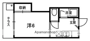 ライフステージ1番館【1階】の間取り