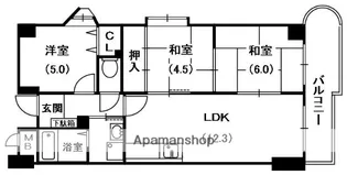 リバージュ【8階】の間取り