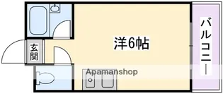 1Rの間取り画像