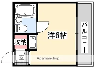 クレール香里【4階】の間取り