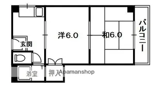 ハイツSK【2階】の間取り